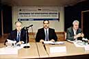 Presidium of the Seminar (Hrach Hakobyan, Raffi K. Hovannisian, Ambassador Volker Seitz)